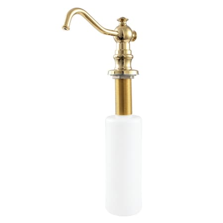 Kingston Brass SD7602 Vintage Soap Dispenser, Polished Brass SD7602